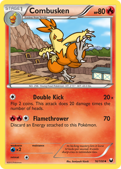 Pokemon Dark Explorers Combusken - 16
