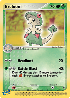 Pokemon Ruby & Sapphire Breloom - 16