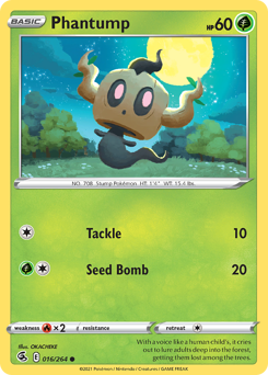 Pokemon Fusion Strike Phantump - 16