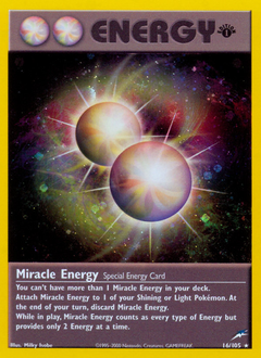Pokemon Neo Destiny Miracle Energy - 16