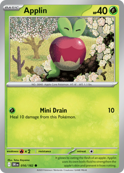 Pokemon Destined Rivals Applin - 16