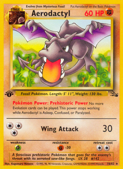 Pokemon Fossil Aerodactyl - 16