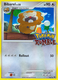 Pokemon Pokémon Rumble Bibarel - 16