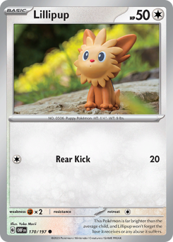 Pokemon Obsidian Flames Lillipup - 170