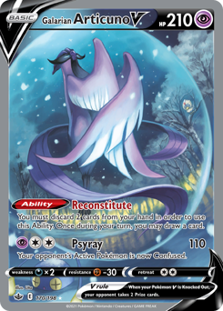 Pokemon Chilling Reign Galarian Articuno V - 170