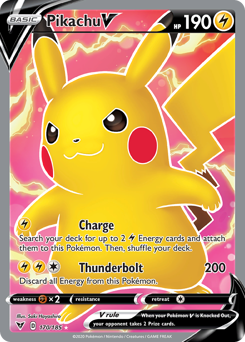 Pokemon Vivid Voltage Pikachu V - 170