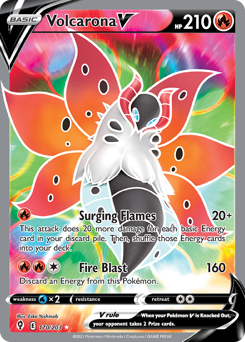 Pokemon Evolving Skies Volcarona V - 170