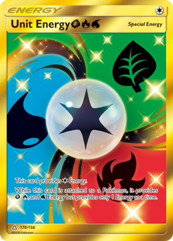 Pokemon Ultra Prism Unit Energy GrassFireWater - 170