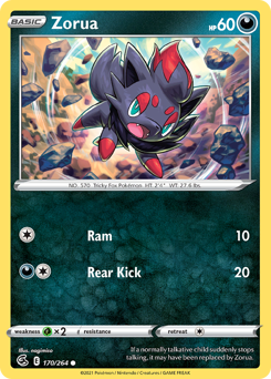 Pokemon Fusion Strike Zorua - 170