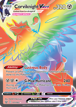 Pokemon Battle Styles Corviknight VMAX - 171