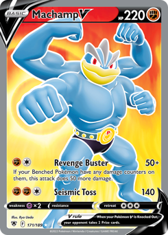 Pokemon Astral Radiance Machamp V - 171