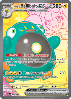 Pokemon Journey Together Iono's Bellibolt ex - 172