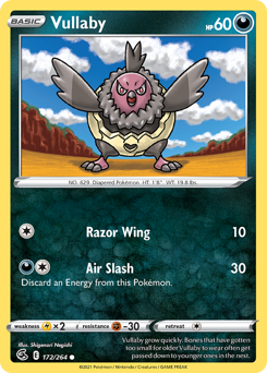 Pokemon Fusion Strike Vullaby - 172