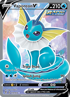 Pokemon Evolving Skies Vaporeon V - 172