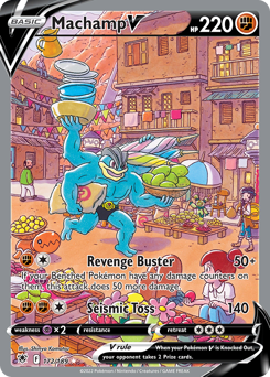 Pokemon Astral Radiance Machamp V - 172