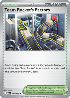 Pokemon Destined Rivals Team Rocket's Factory - 173