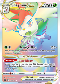 Pokemon Brilliant Stars Shaymin VSTAR - 173