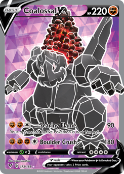 Pokemon Vivid Voltage Coalossal V - 173