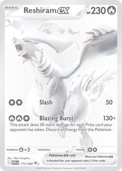Pokemon White Flare Reshiram ex - 173