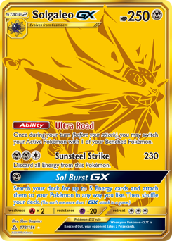 Pokemon Ultra Prism Solgaleo-GX - 173