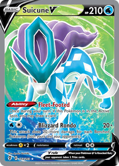 Pokemon Evolving Skies Suicune V - 173