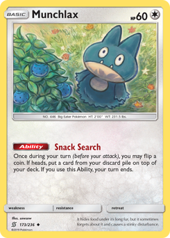 Pokemon Unified Minds Munchlax - 173
