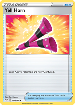 Pokemon Darkness Ablaze Yell Horn - 173