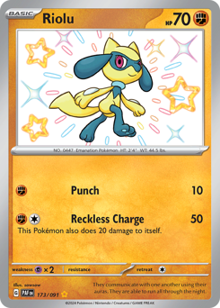 Pokemon Paldean Fates Riolu - 173
