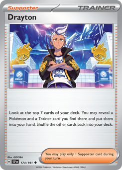Pokemon Surging Sparks Drayton - 174
