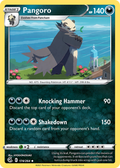 Pokemon Fusion Strike Pangoro - 174
