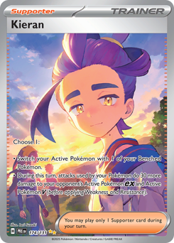 Pokemon Prismatic Evolutions Kieran - 174
