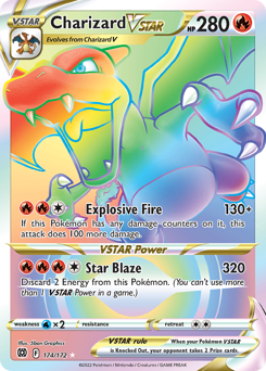 Pokemon Brilliant Stars Charizard VSTAR - 174