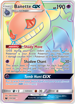 Pokemon Celestial Storm Banette-GX - 174