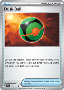Pokemon Surging Sparks Dusk Ball - 175