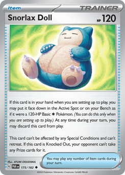Pokemon Paradox Rift Snorlax Doll - 175