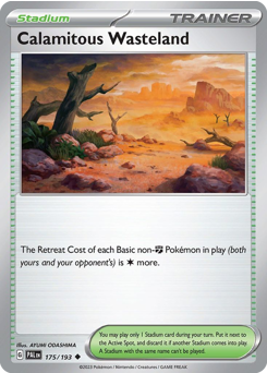 Pokemon Paldea Evolved Calamitous Wasteland - 175