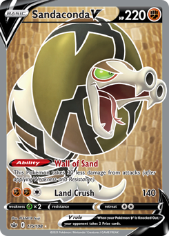 Pokemon Chilling Reign Sandaconda V - 175