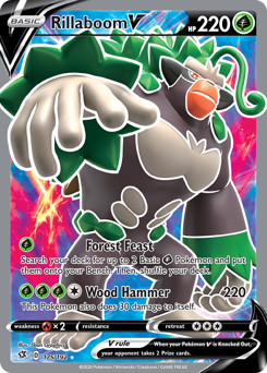 Pokemon Rebel Clash Rillaboom V - 175