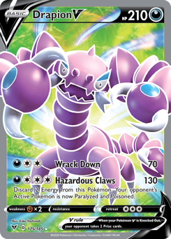 Pokemon Vivid Voltage Drapion V - 175