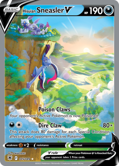 Pokemon Astral Radiance Hisuian Sneasler V - 175
