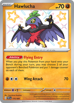 Pokemon Paldean Fates Hawlucha - 175