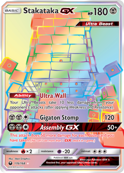 Pokemon Celestial Storm Stakataka-GX - 176