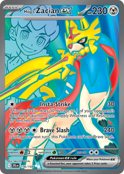 Pokemon Journey Together Hop's Zacian ex - 176