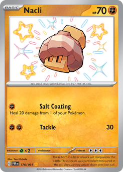 Pokemon Paldean Fates Nacli - 176