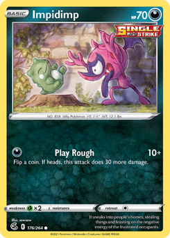 Pokemon Fusion Strike Impidimp - 176