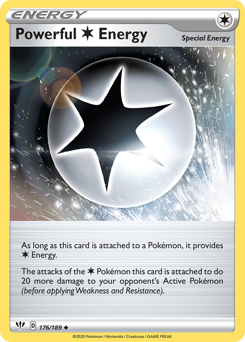 Pokemon Darkness Ablaze Powerful Colorless Energy - 176