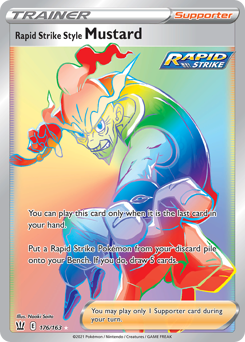 Pokemon Battle Styles Rapid Strike Style Mustard - 176