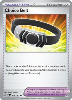 Pokemon Paldea Evolved Choice Belt - 176