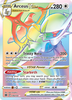 Pokemon Brilliant Stars Arceus VSTAR - 176