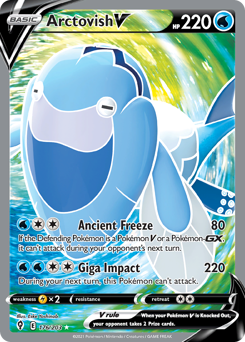 Pokemon Evolving Skies Arctovish V - 176